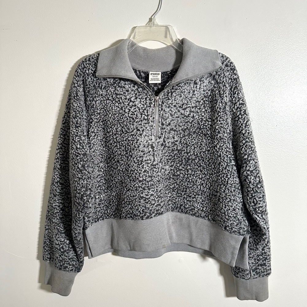 Cozy Gray Fleece Jacket